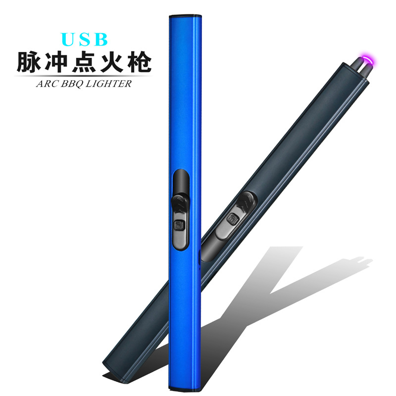 861USB充電點火槍家用廚房煤氣灶點火棒野外燒烤用火點火器點蠟燭