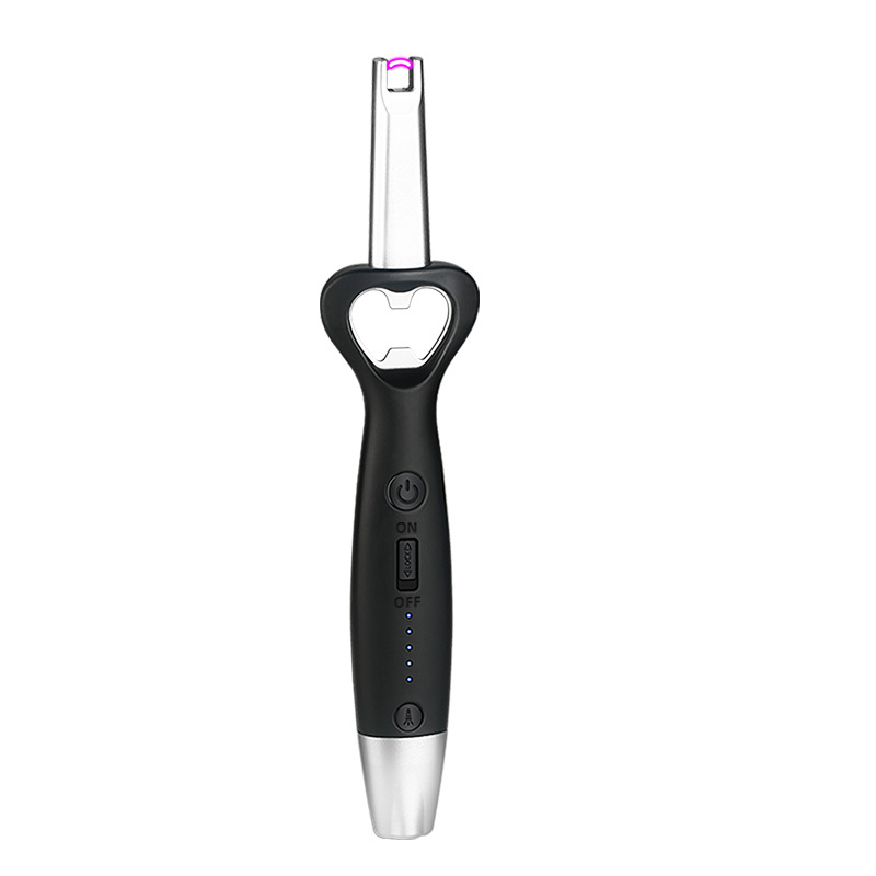 865USB充電家用煤氣灶燒烤用火點火器點蠟燭點火槍啤酒開手電筒