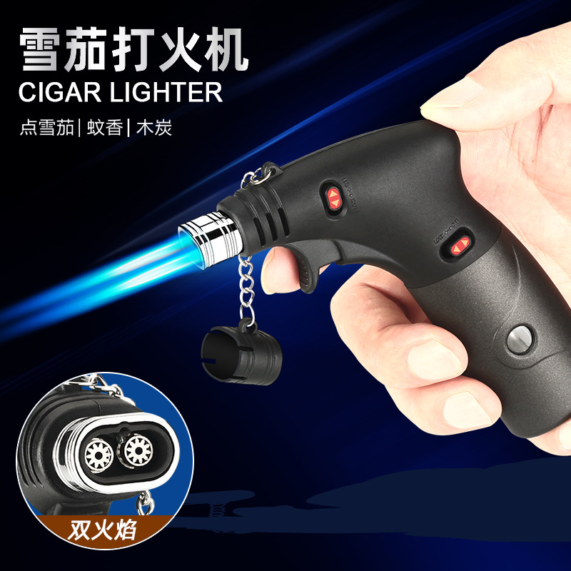 HL026便攜直沖雪茄噴火槍焊槍燒烤打火機點火器點火槍戶外艾灸